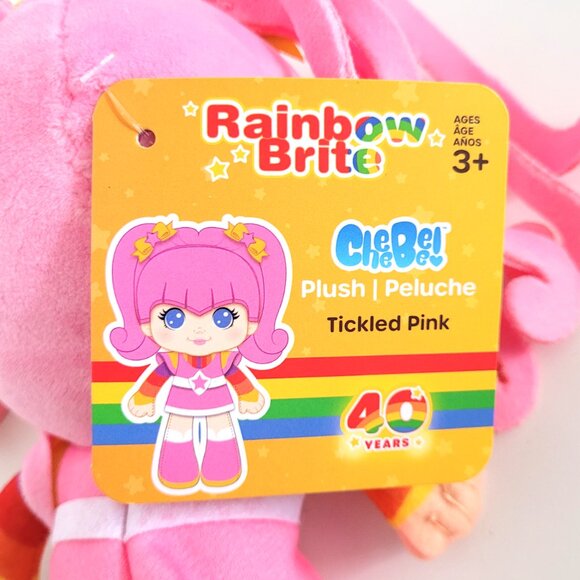Loyal Subjects Rainbow Brite 40th Anniversary 8" Plush - Stormy & Ticked Pink - Picture 9 of 9